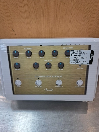 Fender Downtown Express bass multi-effect 2